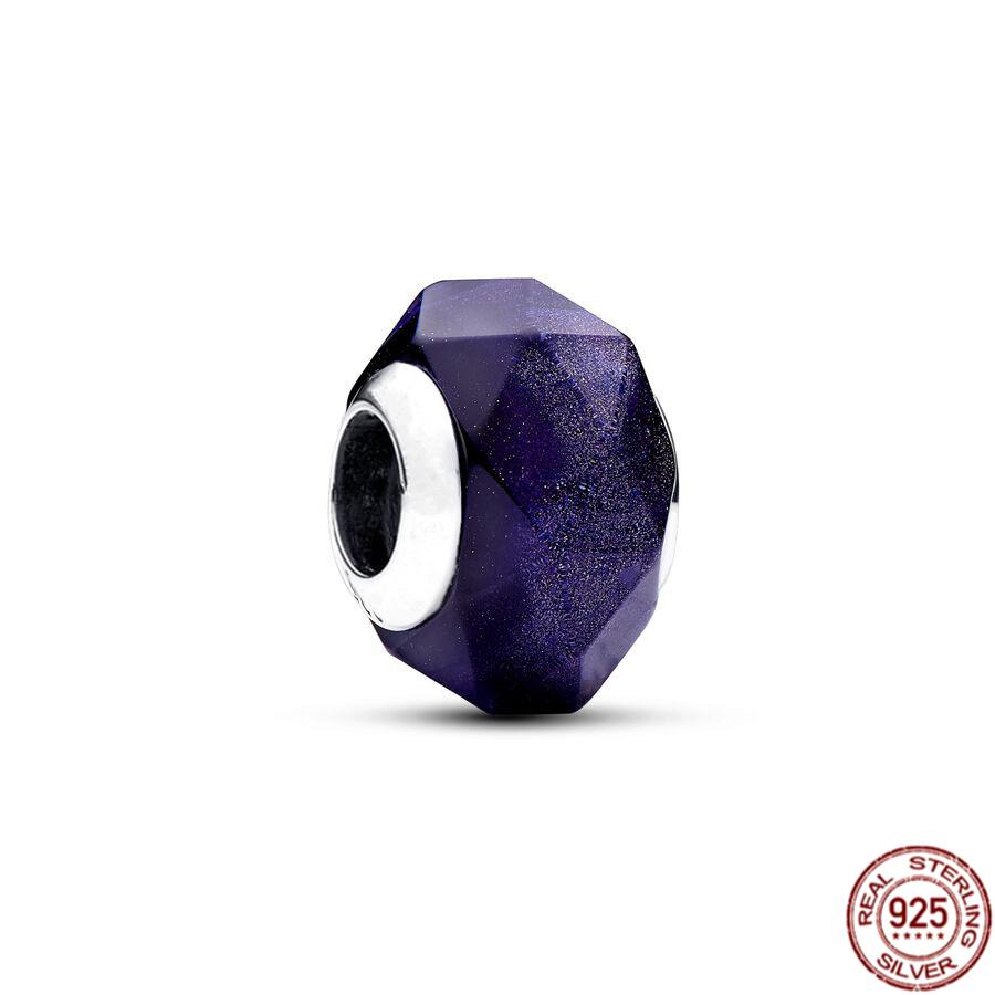 Новые поступления 925 стерлингового серебра розового желтого синего белого цвета мини муранское стекло шарм бусины подходят оригинальный браслет Pandora ювелирные изделия