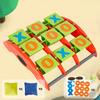 Игра "Крестики-нолики на метание" для детей с полем 3x3 и вращающейся игровой доской для использования на улице и в помещении, Веселая активность с метанием в цель