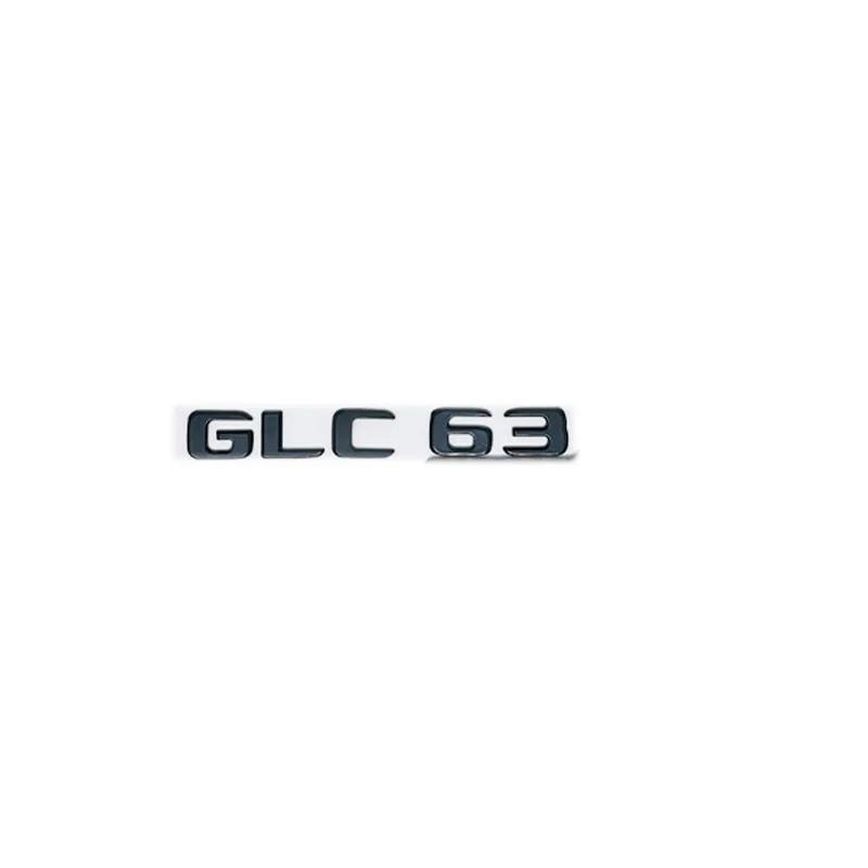Для Mercedes Benz Silver Black X253 C253 GLC43 GLC63 GLC63s GLC 63 S AMG Эмблема V8 BITURBO 4MATIC 4MATIC+ Эмблемы Значки