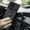 Чехол Armor Anti-FallPush Window Phone Case для Realme 8 Pro 5G C21 C20 C20A C15 C12 C25 C11 2021 A15S A53S Holder Противоударный чехол