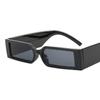 Rectangle Fashion Sunglasses Man Hip Hop Vintage Designer Black Shades Sun Glasses Small Frame Personality