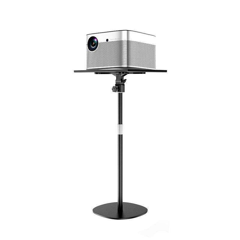 Retractable Floor Projector Stand with Metal Tray for Home & Office