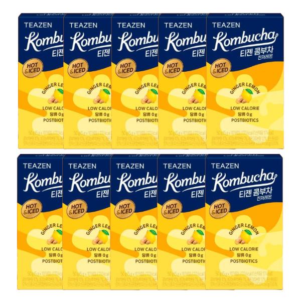 Teazen Хот-Комбу Имбирь Лимон 5 г х 10 палочек в коробке (10 вариантов)