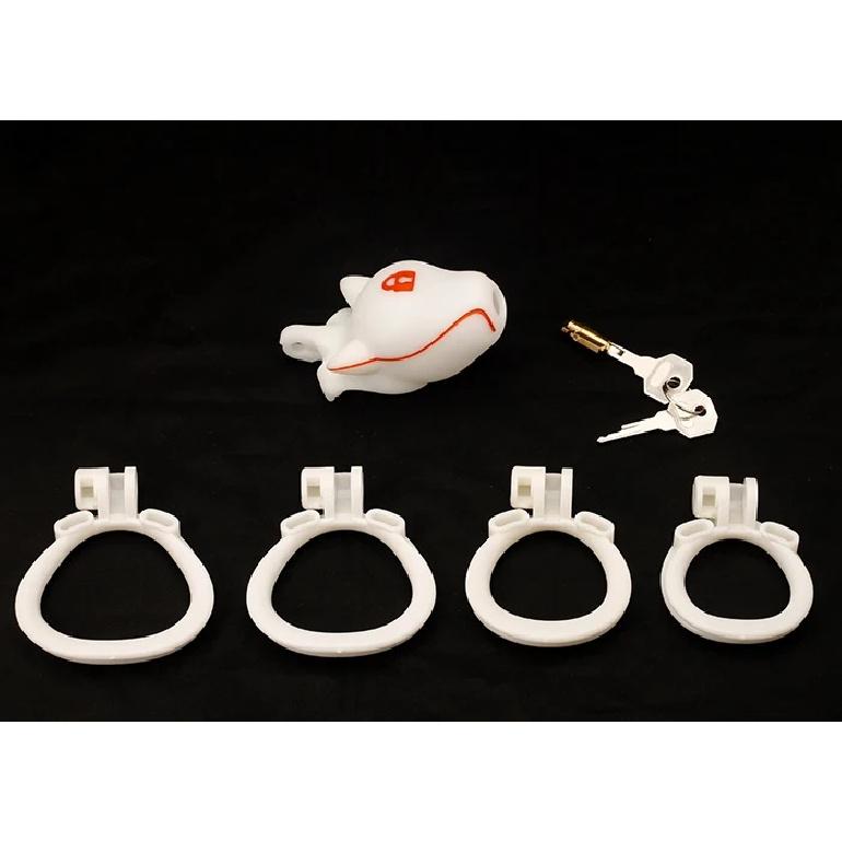 Puppy Micro Nested Chastity Cage Mini Penis CB Lock Sissy Urethral Restraint SM Training Anti-Cheating Urethral Lock Cock Cage