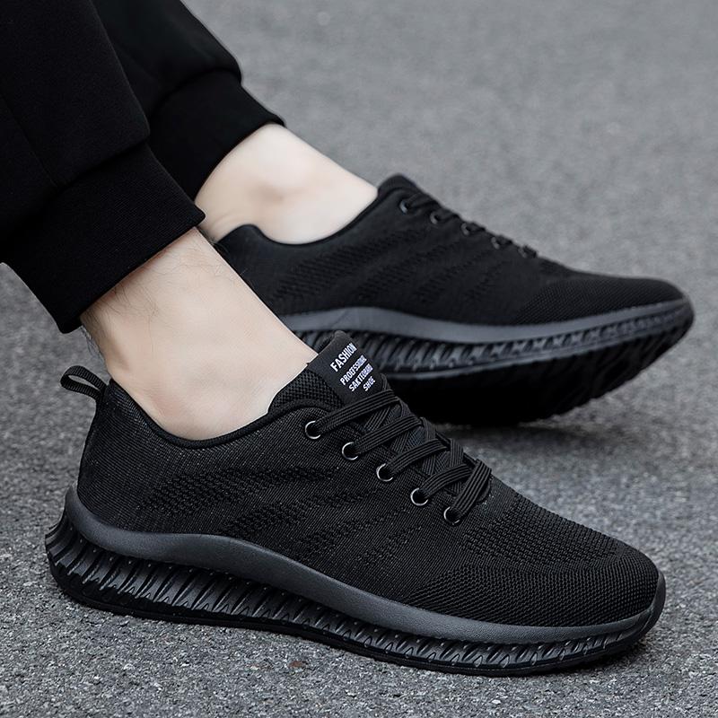Men's Casual Shoes Autumn Mesh Tennis Platform Jogging Lightweight Fashion Sneakers Lace Up Breathable Vulcanized Shoes 2024