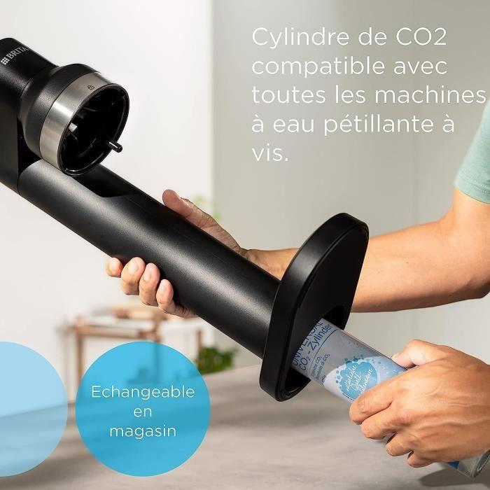 Cylindre CO2 de réserve BRITA - Pour machines à eau pétillante - Gazéifie jusqu'à 60L d'eau pétillante