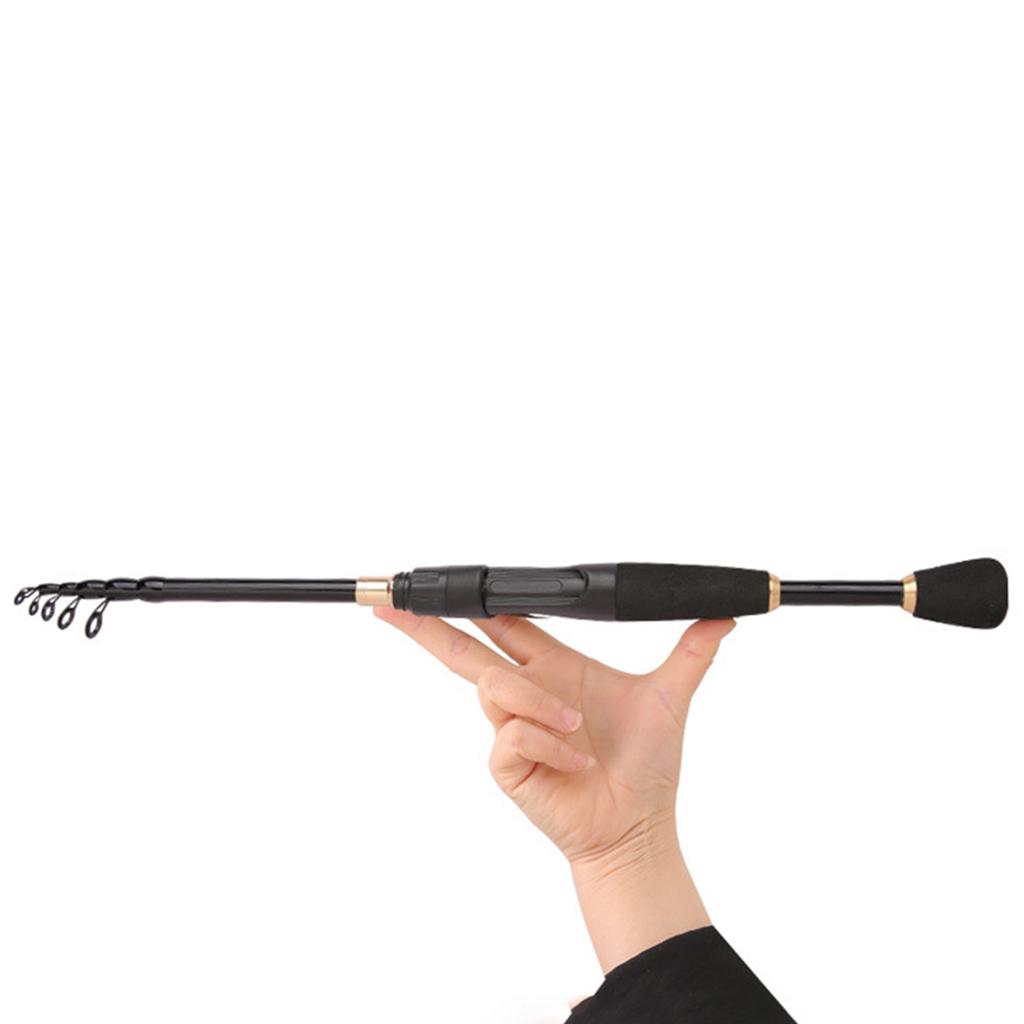 Fishing Rod Telescopic Comfort Gear for Travel Saltwater Adults Trout Beach