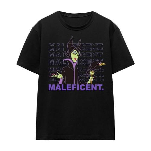 Disney Villains Unisex Adult Maleficent Repeat Name T-Shirt