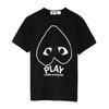 Футболка Comme des Garçons Play с перевернутым большим сердцем