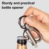 Yousheng 1/2Pcs Portable Match Igniter Keychain Bottler Opener Multi-purpose Kerosene Gas Not Included Outdoor Camping Hiking Metal Key Ring Holder