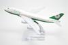 ТАНСКАЯ ДИНАСТИЯ 16 см EVA Air Boeing B747 Модель самолета из сплава Игрушка 1/400