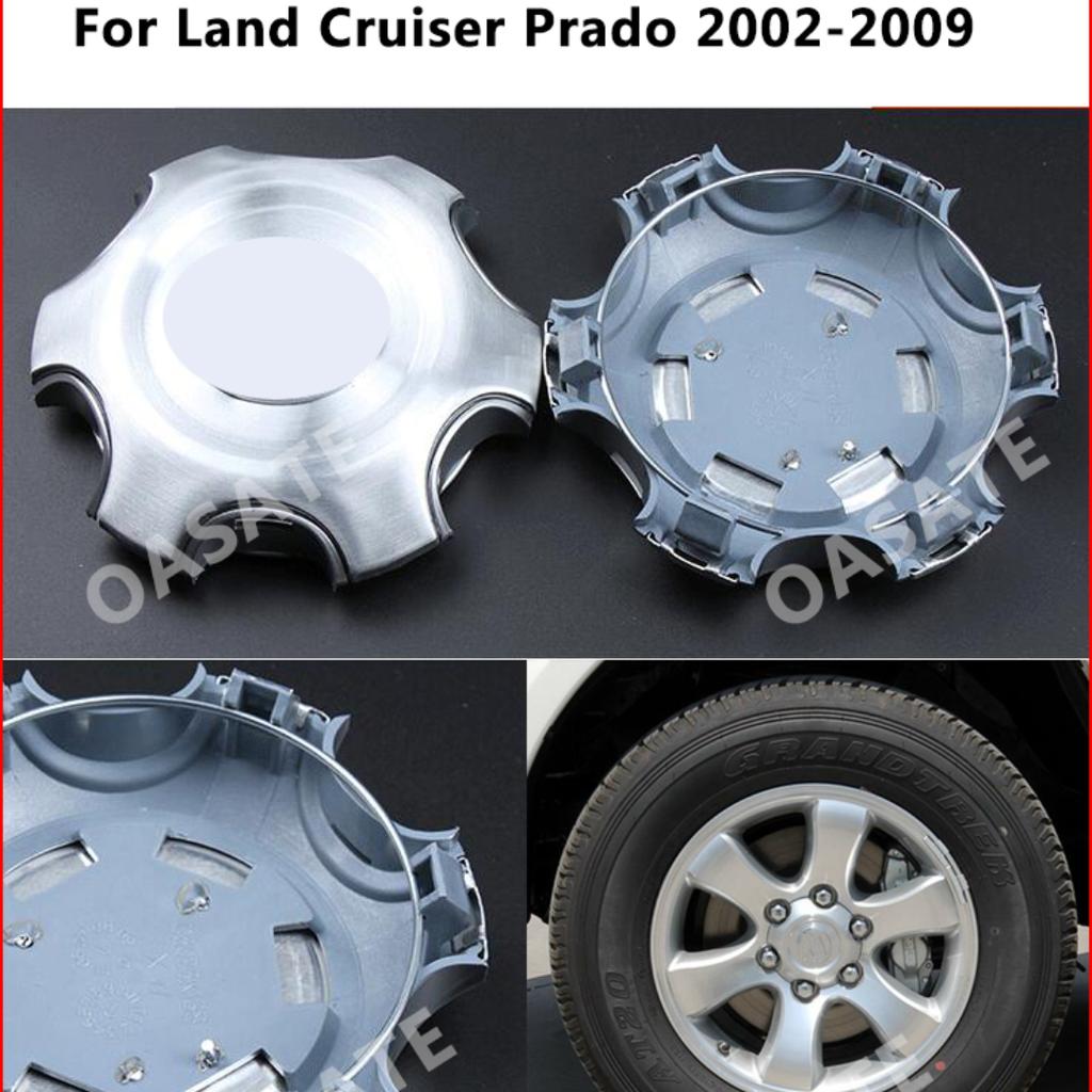 4 шт. колпаки для центральных ступиц легкосплавных колес, автомобильные колпаки для T/oyota Land Cruiser 2002-2018 Prado FJ120 LC120 150 TX VX 2700/4000 4.0L