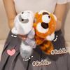 Scented Design Fridge Magnet PP Cotton Desk Decor Sweet Raccoon Plush  Gift