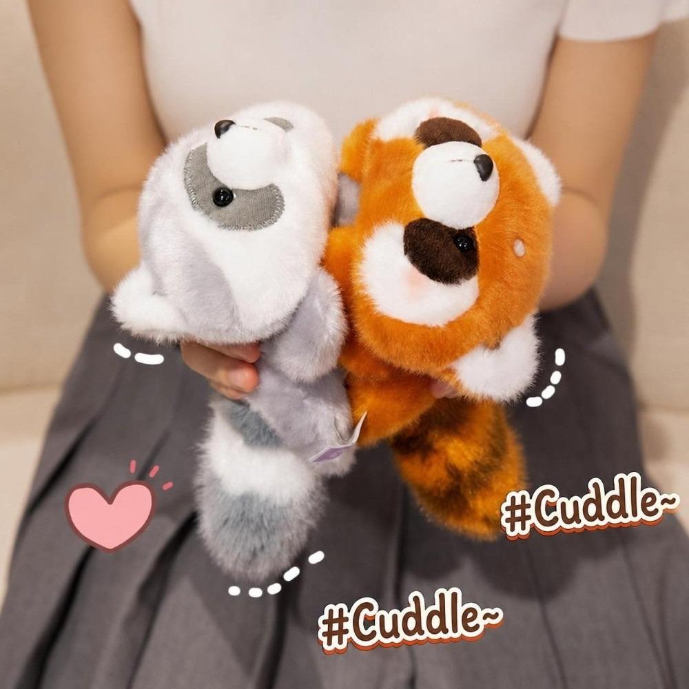 Scented Design Fridge Magnet PP Cotton Desk Decor Sweet Raccoon Plush Gift