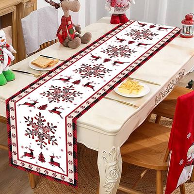 Рождественский Олень Скатерть Рождественские Украшения Для Дома 2026 Navidad Natal Xmas Декор Стола Подарки С Новым Годом Скатерть
