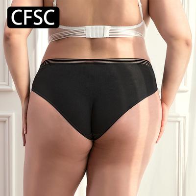 CFSC Женское нижнее белье больших размеров, однотонное нижнее белье с принтом