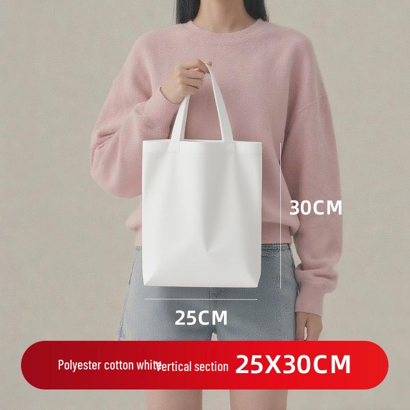 Индивидуальная Экологичная Хлопковая Холщовая Сумка через Плечо с Логотипом – Пустая Сумка для DIY