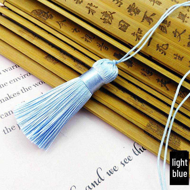 Short 5cm DIY Handmade Tassel Pendant for Phones or Cars - Retro Style