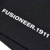 FILA FUSION Casual Shorts Men's Jet Black Moderate Straight Fit Pants T11M435806FBK