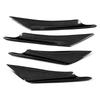 4Pcs Set Universal Carbon Fiber Style Car Front Bumper Canards Splitter Fins Deflector
