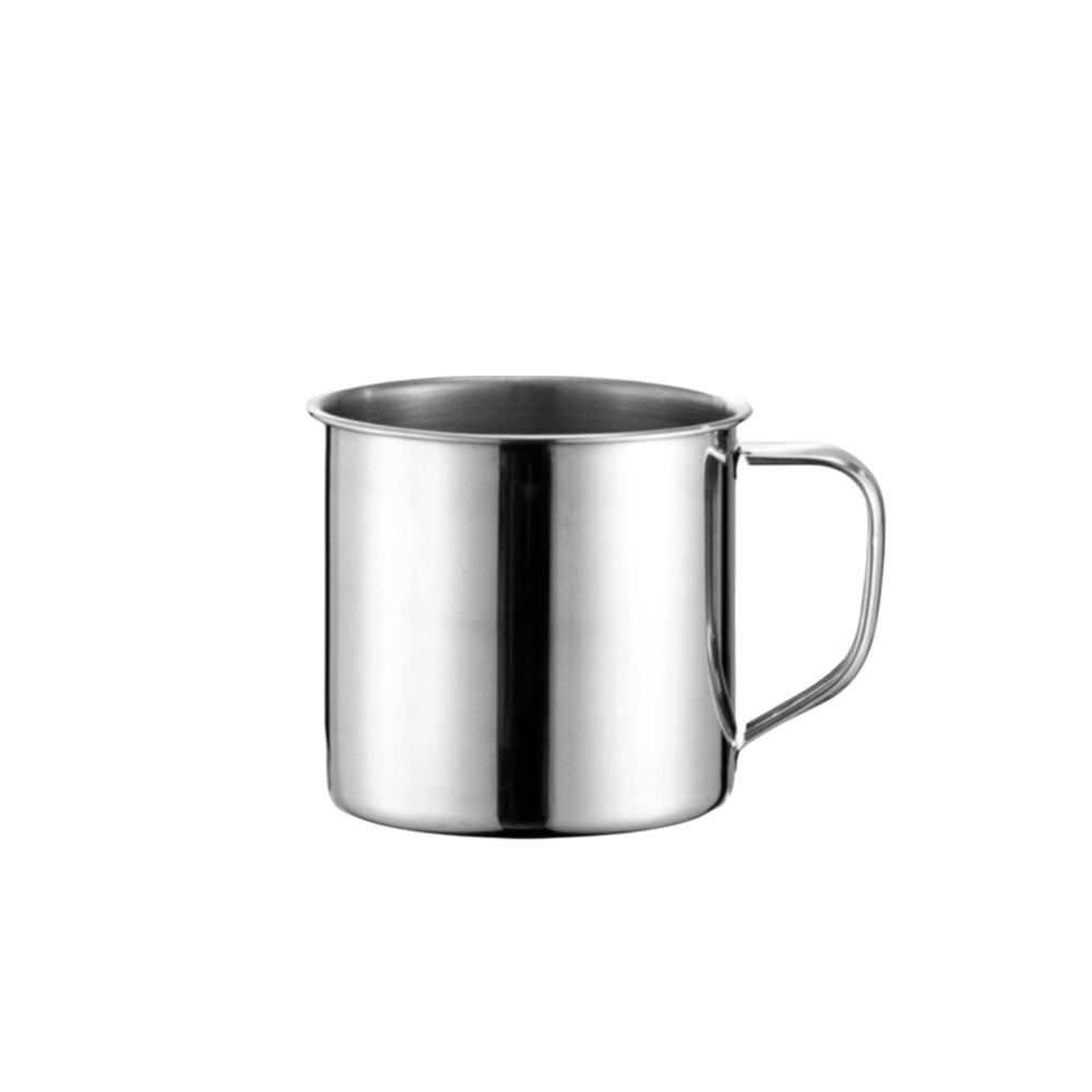 High Quality Portable Water Cup Stainless Steel with Handle Drinking Cup Tea Cup Camping Travel