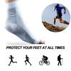 1 Pair Compression Socks Breathable Super Soft Sweat Absorption Fitness Cycling Running Toeless Socks