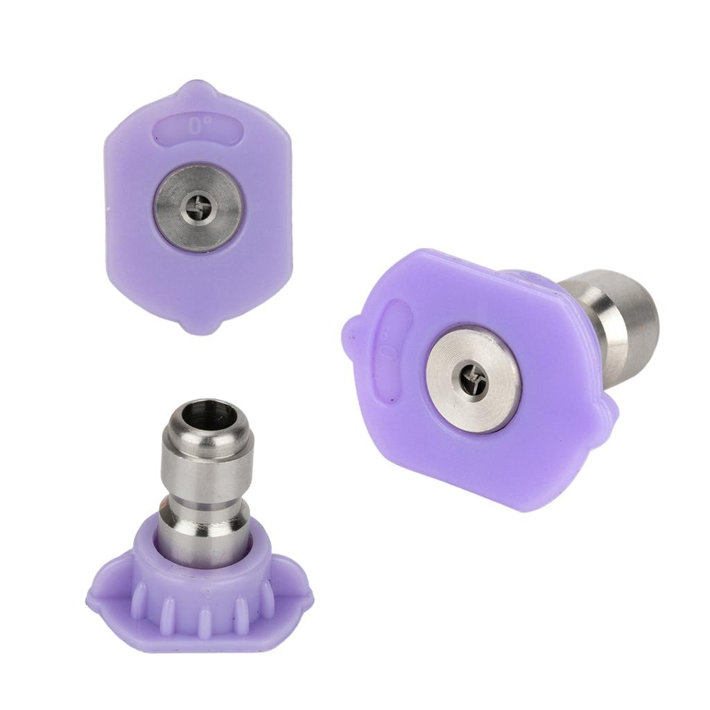 Наконечники для мойки высокого давления 0 градусов 1/4 дюйма (2.5 ГАЛЛОНОВ В МИНУТУ) Насадки для мойки под давлением