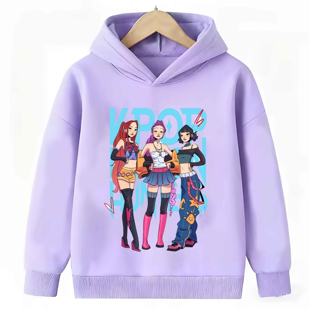 Children's Clothing Casual Comfort Sweatshirt Fashion Cartoon Printed Hoodie Sweatshirts Girls