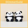 Cute And Cuddly Panda Plush Toy Keychain Soft Pp Cotton Stuffed Animal Doll