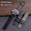 18мм 20мм 22мм 24мм Ремешок для часов из телячьей кожи Настоящая Коровья кожа Ремешок для часов Быстросъемный с черной пряжкой-булавкой для Casio для Мужчин Женщин