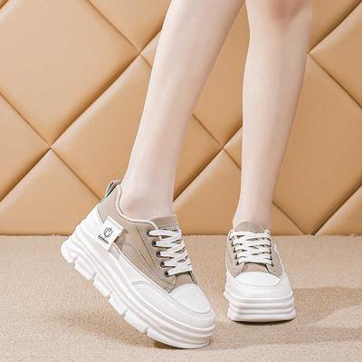 Платформа Шнурованные Зеленые Ботинки для Женщин Кроссовки Ботинки Белые Теннисные Туфли Спортивные Кроссовки Обувь Разные Высокотехнологичные Скоры