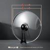 Универсальная крышка для кастрюли из нержавеющей стали и стекла