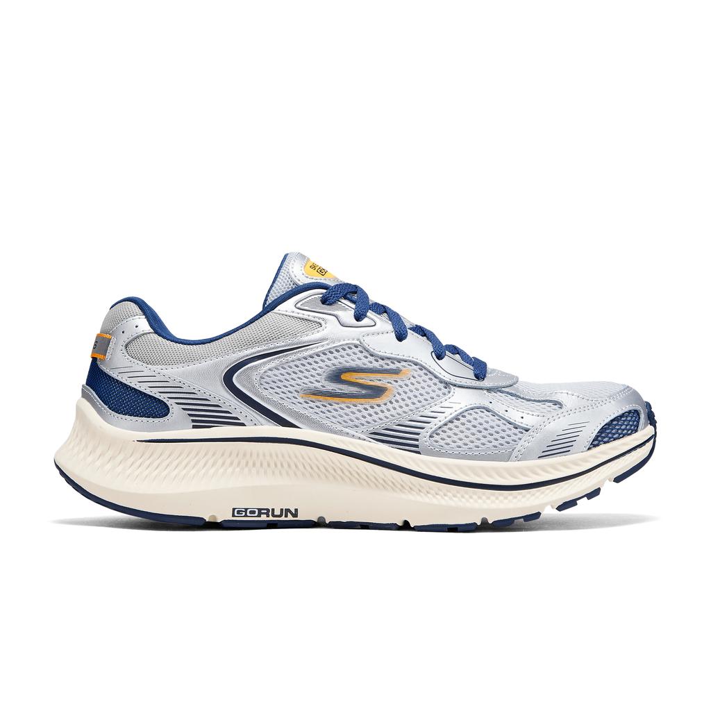 Skechers Go Run Consistent 2.0 Мягкие Удобные Прочные Низкие Повседневные Беговые Кроссовки Мужские кроссовки Серый Синий 220883-GYNV
