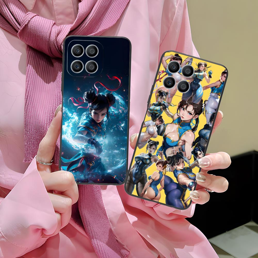 Чехол для телефона Street Fighter Chunli для Honor 90 80 70 60 50 30 20 10 9 8 7 Pro S SE Lite 5G Цветной Печатный Чехол Красивый Чехол