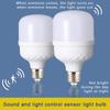 Auto On/Off Induction Bulb Sensor Automatic Motion Sensor Led Lamp Bulb Smart Voice-Activated Bulb 220V Energy Saving Light