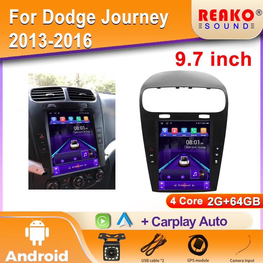 9,7-дюймовый 2 Din Android автомобильный радиоприемник для Dodge Journey 2013-2016 стерео автомобильный мультимедийный видеоплеер DVD GPS навигация