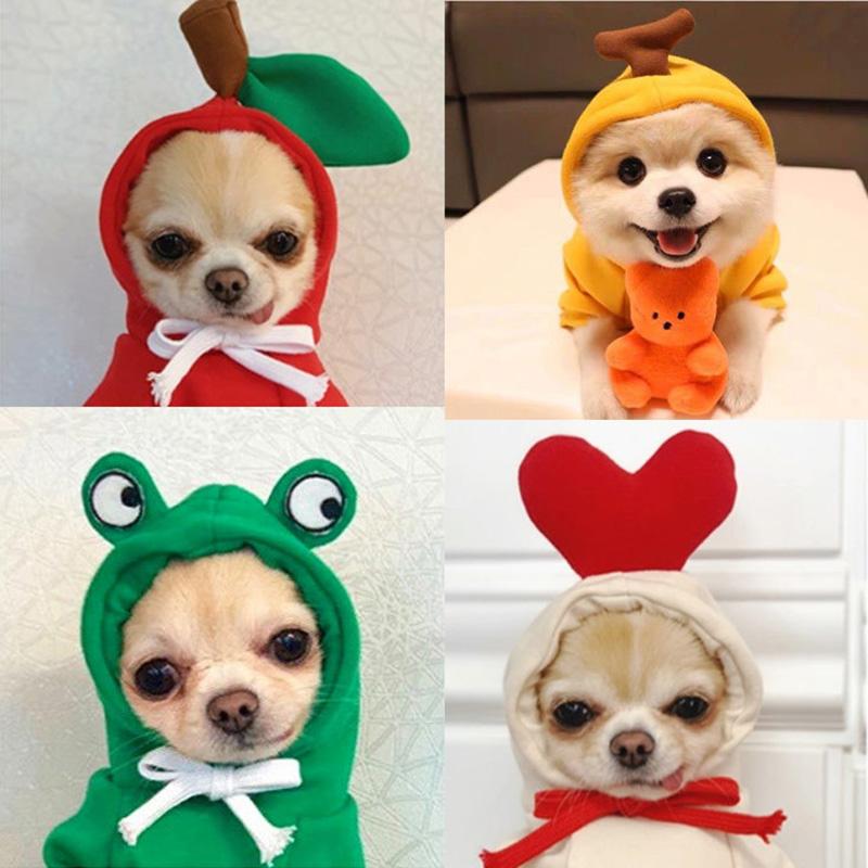 Милый костюм для собак для маленьких собак, зимний костюм для щенка и кошки, толстовка с капюшоном, толстовка с капюшоном для померанского йоркширского шпица, одежда Mascotas, одежда для собак