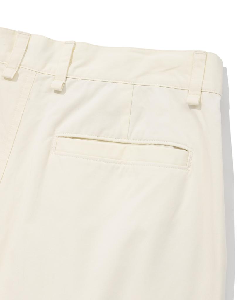 FALLETT Wide Parachute Pants White