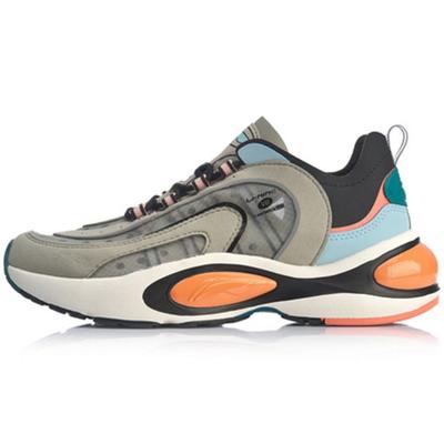 Кроссовки женские Li Ning V8 Series с нескользящей подошвой, износостойкие, верблюжье-серые ARHP128-10