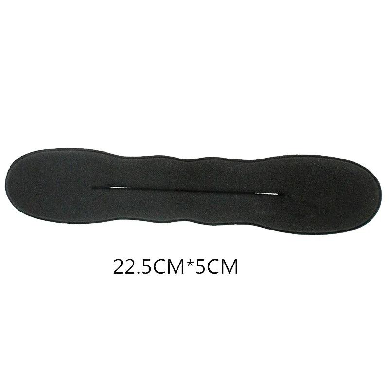 Женский губчатый донат для укладки волос, формирователь пучка, черный зажим-кольцо для волос, инструмент для плетения косичек для девочек, волшебный пенный донат для скручивания, аксессуары для DIY