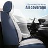 Чехлы на сиденья автомобиля Полный комплект Дышащая кожа Авто Чехол на переднее сиденье автомобиля Защита всего сиденья Подушка-подкладка Автомобильные аксессуары для интерьера