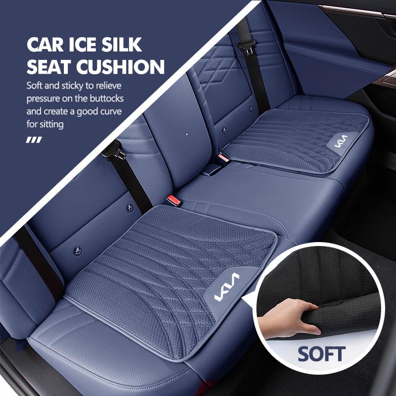 CAUWZ1 For KIA Car lce Silk Cushion Cover Seat Anti Slip Auto Protector Pad Rio K5 K2 Sportage Ceed Sorento Picanto Stinger Soul