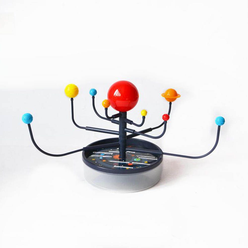 Science Project Plastic Gift Astronomy Educational Toy Child 9 Planets DIY Toys Solar System Model