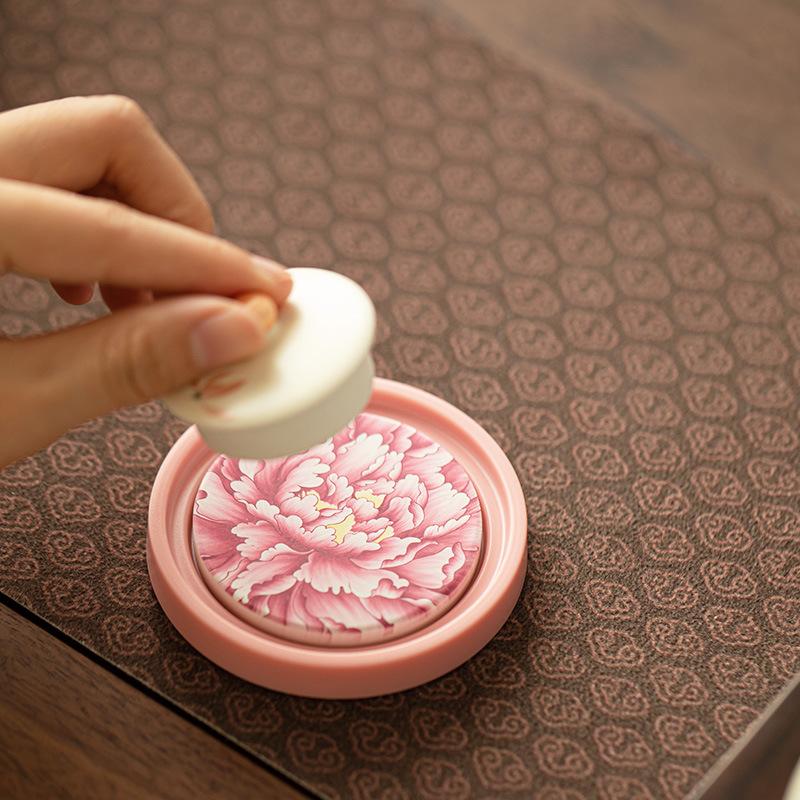 В китайском стиле, впитывающие воду, розовые подставки для чая, Кунг-фу, бытовые, для хранения, подставка для чайной чашки, коврик, чайный поднос, аксессуары для церемонии, новые