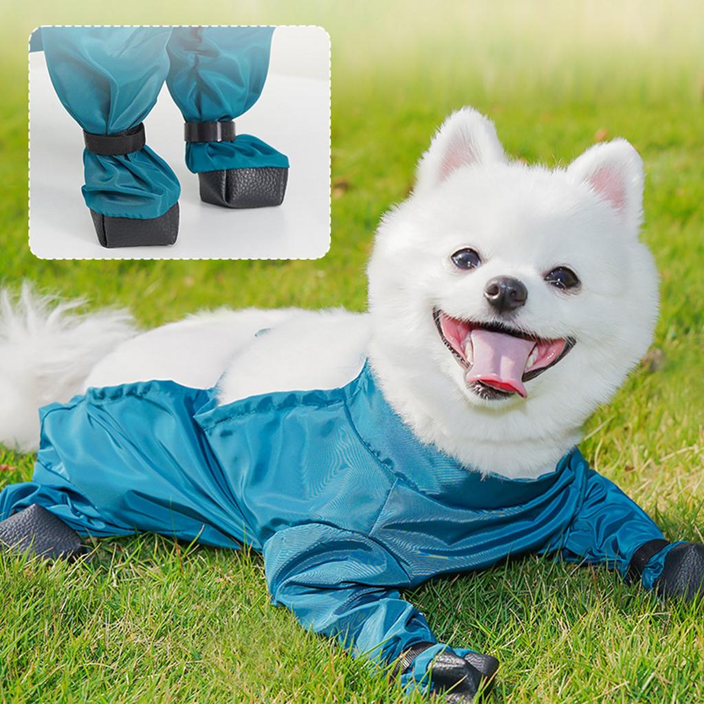 Pet Dog Leggings Suitable for Large Medium and Small Dog Leggings Suspender Booties Windproof and Waterproof Puppy