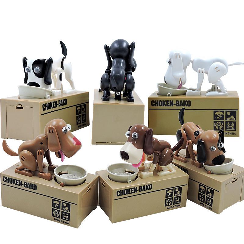 Электрическая копилка-собачка, крадущая монеты, копилка-копилка, мультяшный щенок, игрушка, подарок
