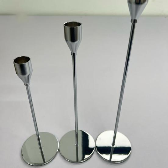 3/6 шт./набор Винтажный высокий металлический подсвечник Подставка для конусных свечей-столбиков Домашняя гостиная Рождество Свадебная вечеринка Подставка для свечей Центральный элемент для обеденного стола