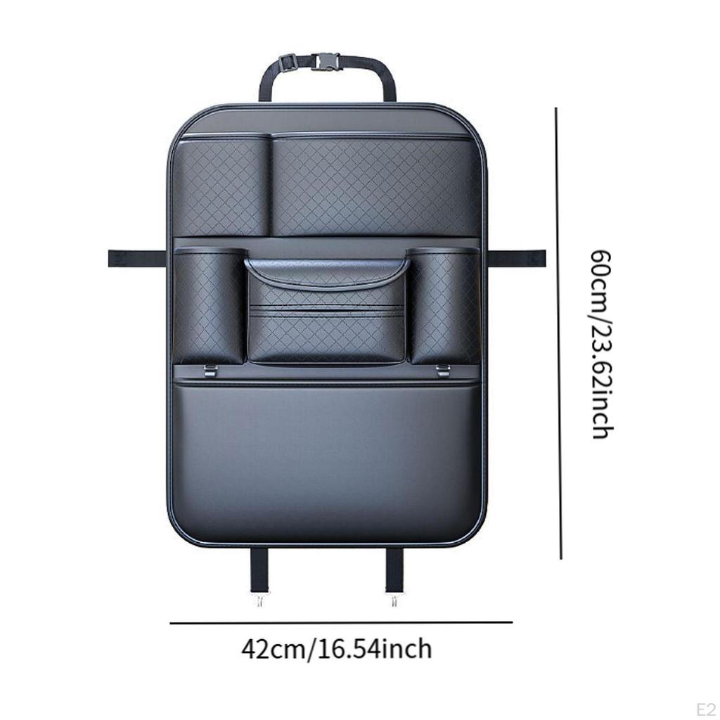 Органайзер для заднего сиденья автомобиля с несколькими отделениями и функцией подвешивания