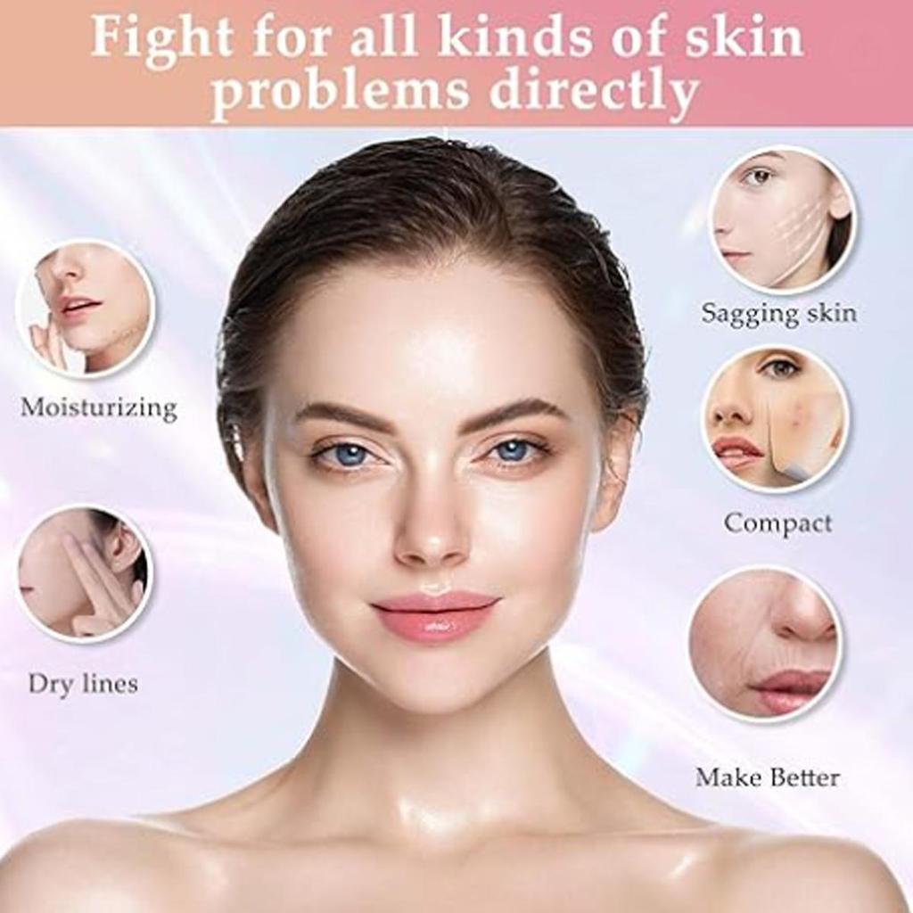 Массажер для лица и шеи бьюти-устройство 3-цветная фототерапия facial massager подтягивает, подтягивает, удаляет морщины на шее