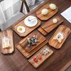 Versatile Japanese Walnut Wood Tray – Ideal for Tea, Fruit, or Pizza Serving In Hotels